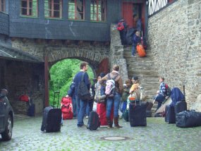 Klassenfahrt der 5a zur Burg Bischofstein