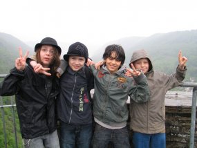 Klassenfahrt der 5a zur Burg Bischofstein