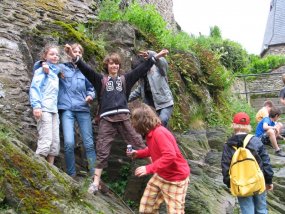 Klassenfahrt der 5a zur Burg Bischofstein