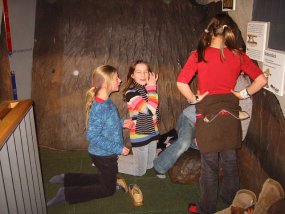 Die Klasse 5b im Museum am Fachtag 2005