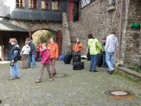 Die 5b auf Klassenfahrt zur Burg Bischofstein