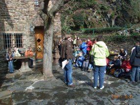 Die 5b auf Klassenfahrt zur Burg Bischofstein