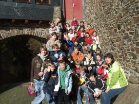 Die 5b auf Klassenfahrt zur Burg Bischofstein