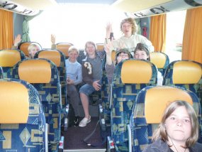 5b auf Klassenfahrt zur Burg Bischofstein