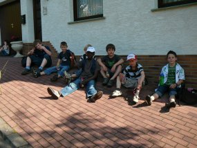 5b auf Klassenfahrt zur Burg Bischofstein