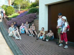 5b auf Klassenfahrt zur Burg Bischofstein