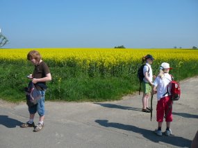 5b auf Klassenfahrt zur Burg Bischofstein