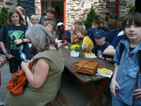 5b auf Klassenfahrt zur Burg Bischofstein
