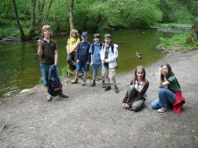 5b auf Klassenfahrt zur Burg Bischofstein