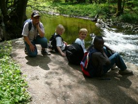 5b auf Klassenfahrt zur Burg Bischofstein