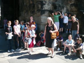 5b auf Klassenfahrt zur Burg Bischofstein