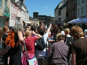 5b auf Klassenfahrt zur Burg Bischofstein