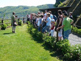 5b auf Klassenfahrt zur Burg Bischofstein