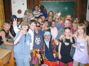 5b auf Klassenfahrt zur Burg Bischofstein