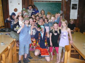 5b auf Klassenfahrt zur Burg Bischofstein