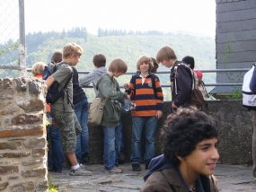 Klassenfahrt der 6a zur Burg Bischofstein
