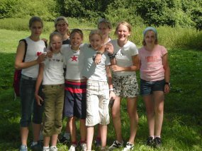 Die Klasse 6b auf Klassenfahrt zur Burg Bischofstein